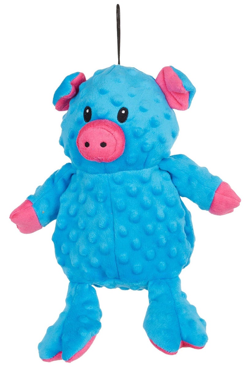 Pet Lou Sqeaky Plush Durable Dog Toys with Multi-Colour,Dotty Friends for Dog by Petlou (12 Inch Dotty Friends Pig) - Image 1